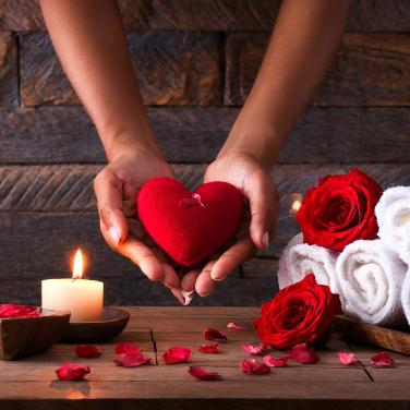 Valentin napi páros masszázs